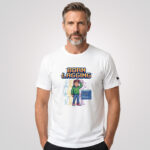 Arcade: Born Lagging Unisex Fitted T-Shirt - Image 7