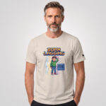 Arcade: Born Lagging Unisex Fitted T-Shirt - Image 6