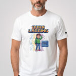 Arcade: Born Lagging Unisex Fitted T-Shirt - Image 8