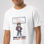 Arcade: Born Without a Cheat Code Unisex Fitted T-Shirt - Image 4