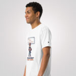 Arcade: Born Without a Cheat Code Unisex Fitted T-Shirt - Image 3