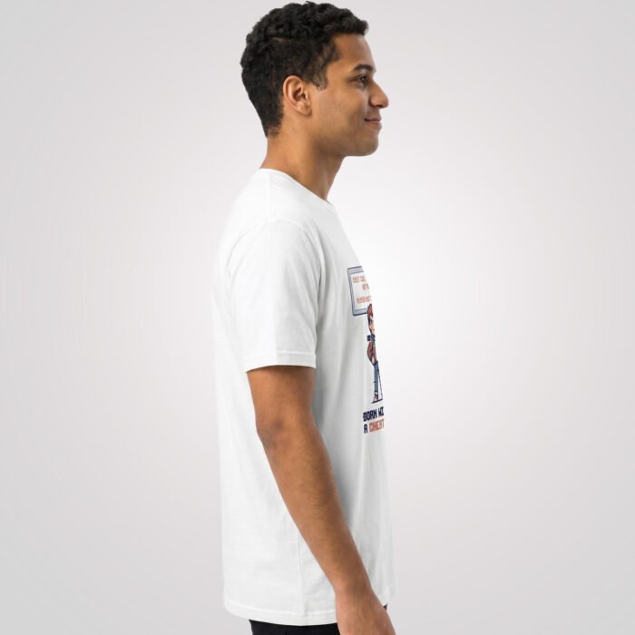 Arcade: Born Without a Cheat Code Unisex Fitted T-Shirt - Image 5