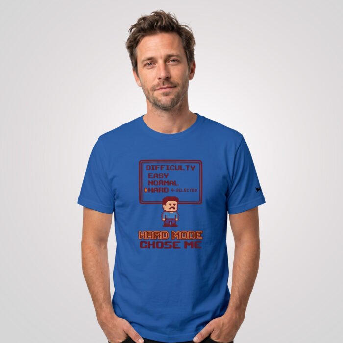 Arcade: Hard Mode Chose Me Unisex Fitted T-Shirt - Image 5