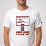 Arcade: Hard Mode Chose Me Unisex Fitted T-Shirt - Image 9