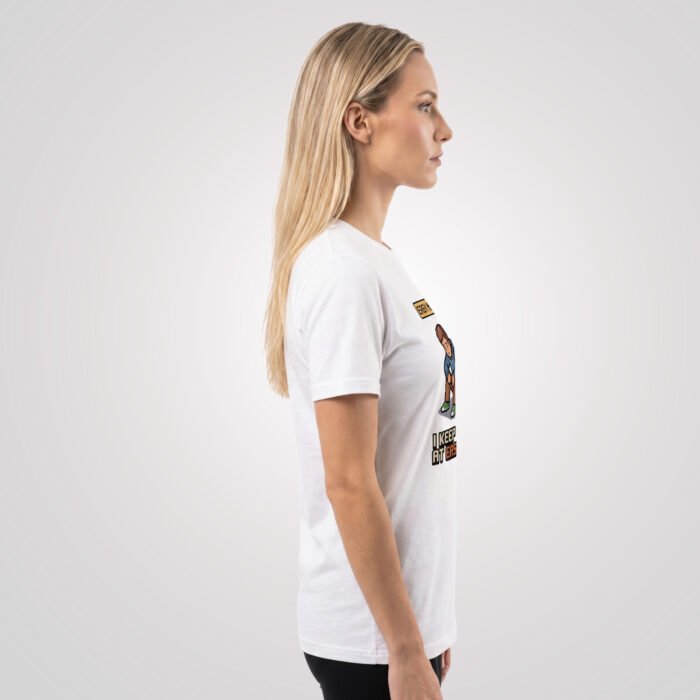 Arcade: I Keep Losing at Easy Mode Unisex Fitted T-Shirt - Image 4