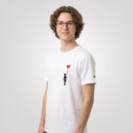Miss You Mom: Unisex organic mid-light t-shirt - Image 3