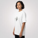 Brain Status: SIGNAL LOST Oversized Organic T-Shirt - Image 2