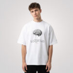 Brain Status: LOOPING Oversized Organic T-Shirt