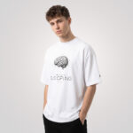 Brain Status: LOOPING Oversized Organic T-Shirt - Image 3