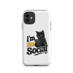 I'm Not Social iPhone Tough Case - Image 2