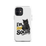 I'm Not Social iPhone Tough Case - Image 10