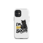 I'm Not Social iPhone Tough Case - Image 8