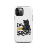 I'm Not Social iPhone Tough Case - Image 12