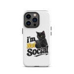 I'm Not Social iPhone Tough Case - Image 20