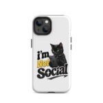 I'm Not Social iPhone Tough Case - Image 24