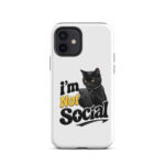 I'm Not Social iPhone Tough Case - Image 11