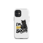 I'm Not Social iPhone Tough Case - Image 9