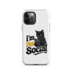 I'm Not Social iPhone Tough Case - Image 13