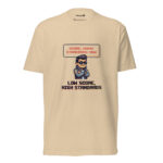 Arcade: Low Score, High Standards Unisex Fitted T-Shirt - Image 7