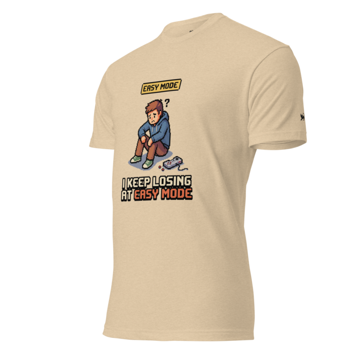 Arcade: I Keep Losing at Easy Mode Unisex Fitted T-Shirt - Image 16