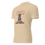 Arcade: Low Score, High Standards Unisex Fitted T-Shirt - Image 13