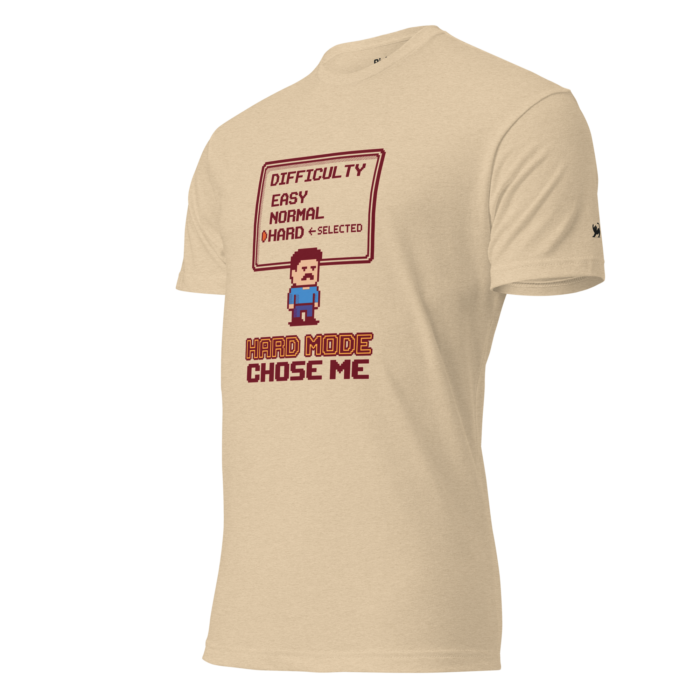 Arcade: Hard Mode Chose Me Unisex Fitted T-Shirt - Image 18