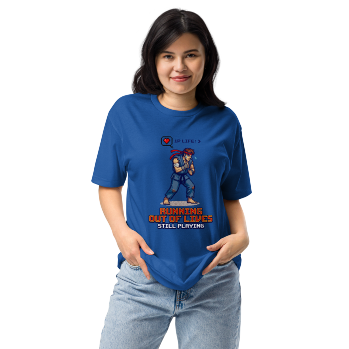 Arcade: Running Out of Lives Unisex Fitted T-Shirt - Image 20