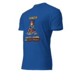 Arcade: I Keep Losing at Easy Mode Unisex Fitted T-Shirt - Image 12