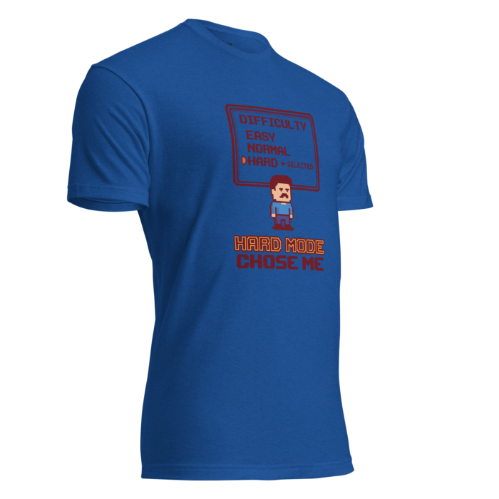 Arcade: Hard Mode Chose Me Unisex Fitted T-Shirt - Image 16