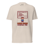 Arcade: Hard Mode Chose Me Unisex Fitted T-Shirt - Image 10