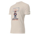 Arcade: Born Without a Cheat Code Unisex Fitted T-Shirt - Image 22