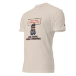 Arcade: Low Score, High Standards Unisex Fitted T-Shirt - Image 17