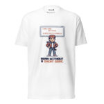 Arcade: Born Without a Cheat Code Unisex Fitted T-Shirt - Image 11