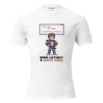 Arcade: Born Without a Cheat Code Unisex Fitted T-Shirt - Image 25