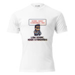 Arcade: Low Score, High Standards Unisex Fitted T-Shirt - Image 19