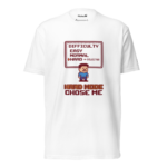 Arcade: Hard Mode Chose Me Unisex Fitted T-Shirt - Image 12