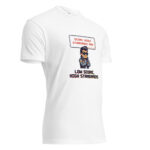 Arcade: Low Score, High Standards Unisex Fitted T-Shirt - Image 23