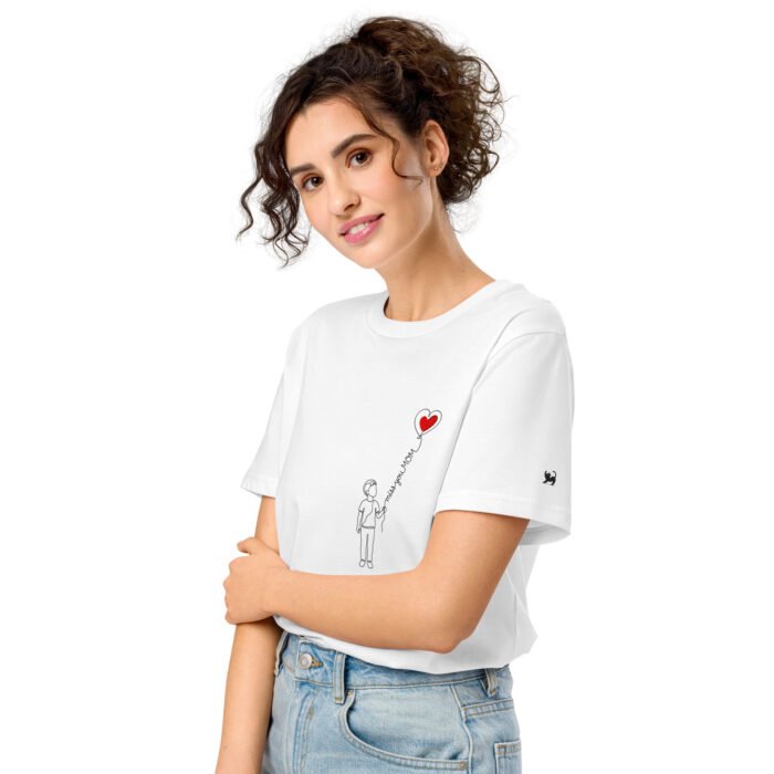Miss You Mom Unisex organic mid-light t-shirt - Image 2