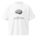 Brain Status: LOOPING Oversized Organic T-Shirt - Image 4