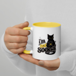I'm Not Social Yellow Ceramic Mug