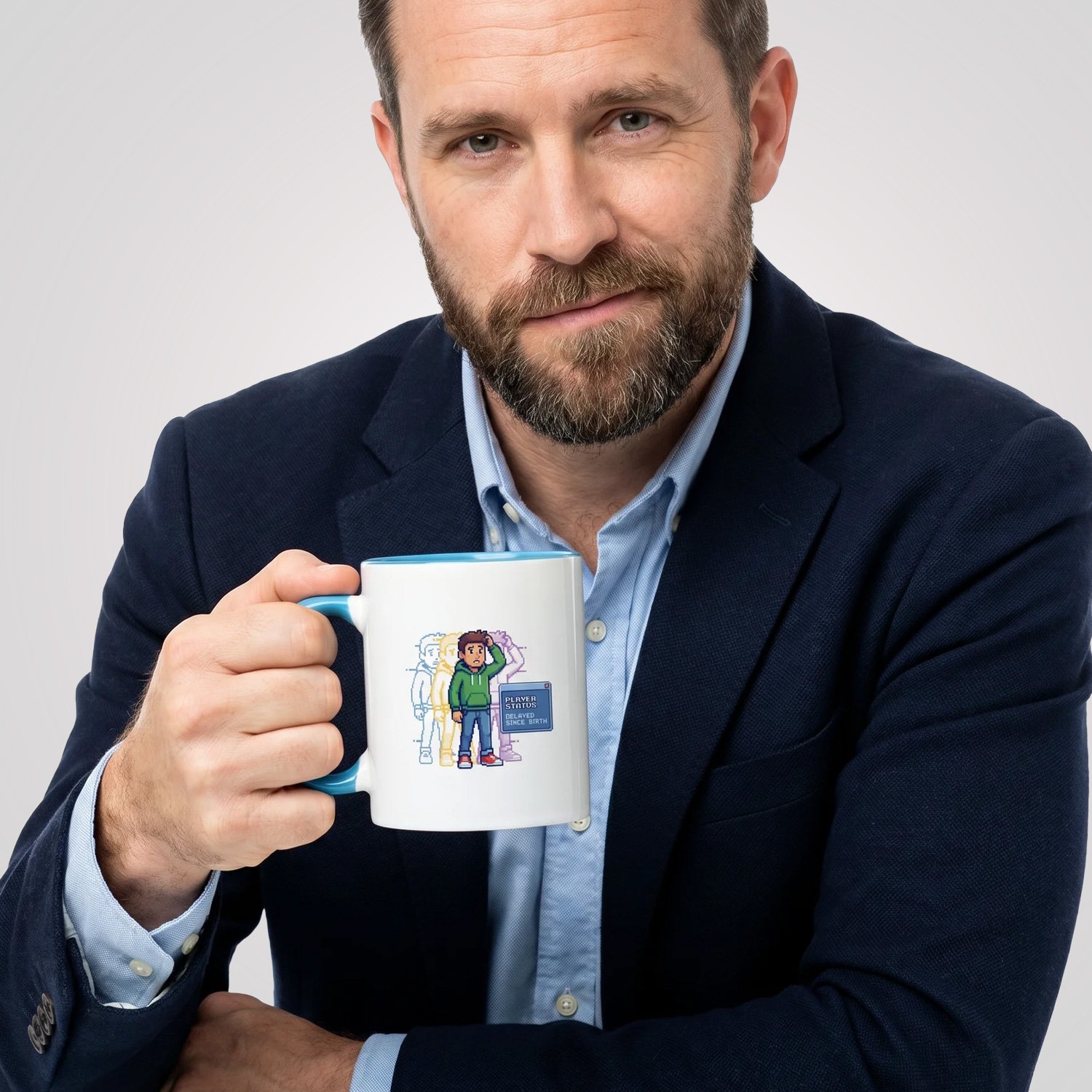 3 Born Lagging | Mug - Image 1