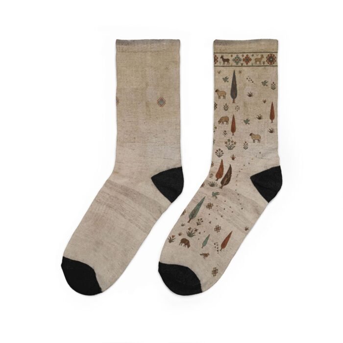 Persian Garden | Gabbeh Crew Socks - Image 2