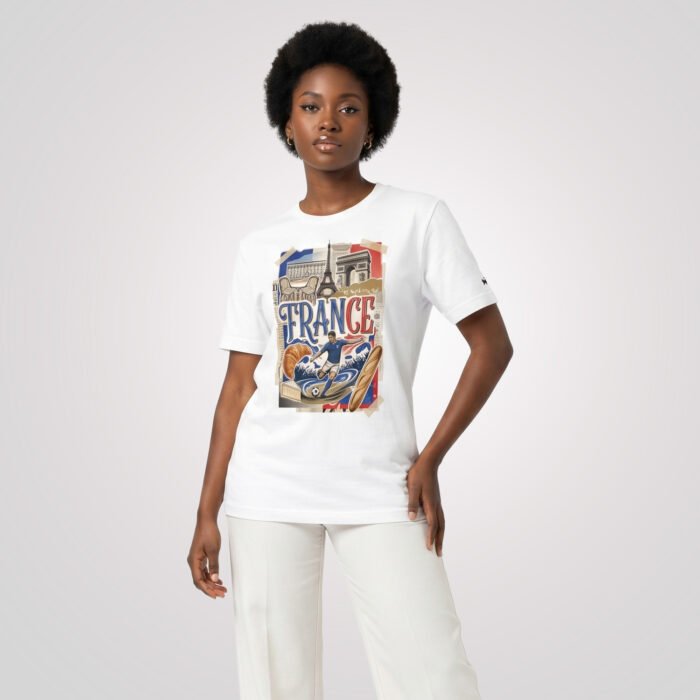 France Beautiful Noise Unisex T-Shirt - Image 6