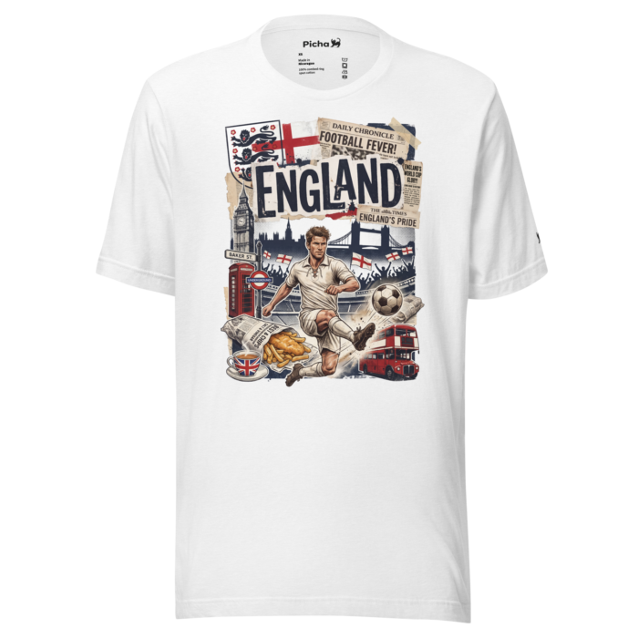 England Beautiful Noise Unisex T-Shirt - Image 13