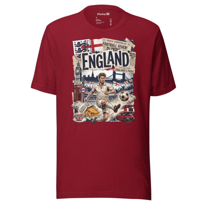 England Beautiful Noise Unisex T-Shirt - Image 6