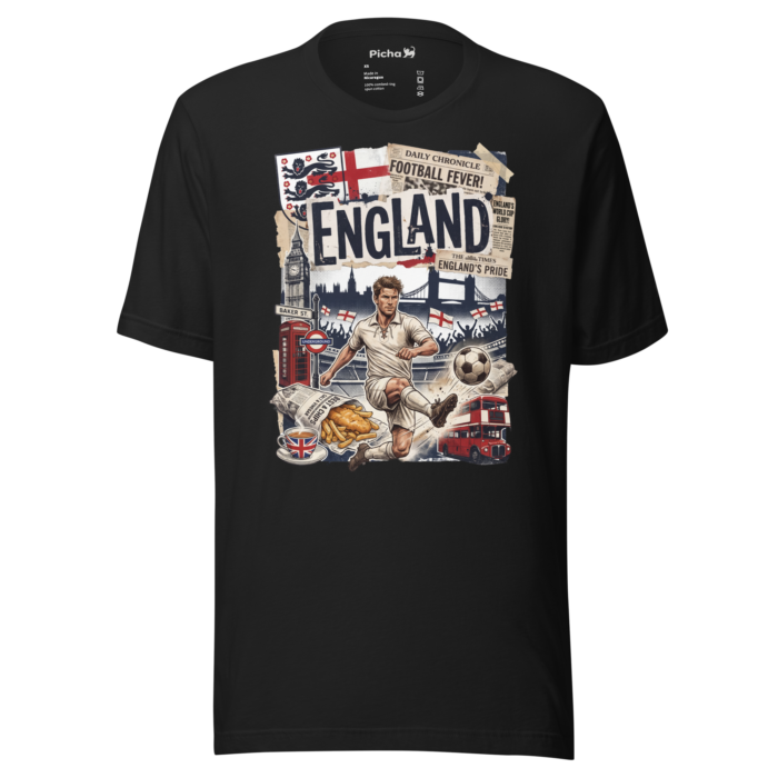 England Beautiful Noise Unisex T-Shirt - Image 9