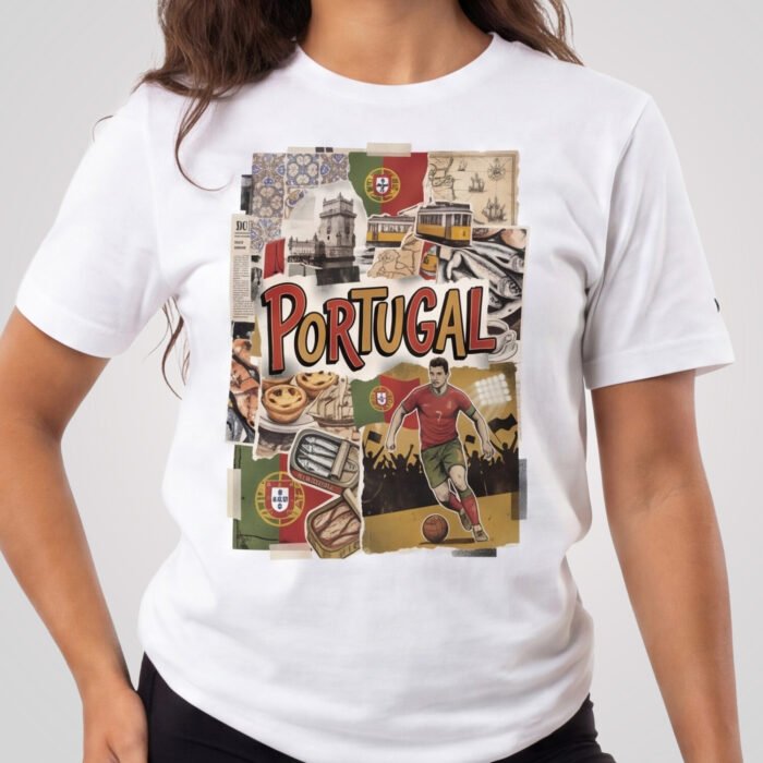 Portugal Beautiful Noise Unisex T-Shirt - Image 4