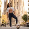 Spain Beautiful Noise Unisex T-Shirt - Image 4