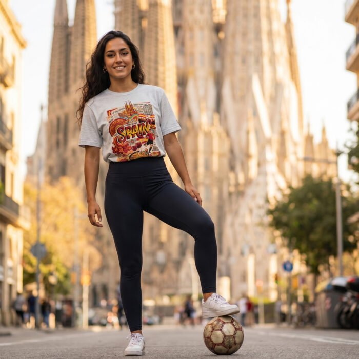 Spain Beautiful Noise Unisex T-Shirt - Image 4