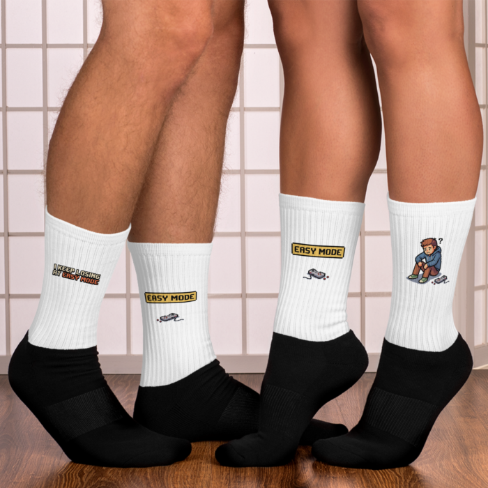 Arcade: I Keep Losing at Easy Mode Socks - Image 3
